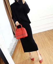 Load image into Gallery viewer, Autumn Winter Cashmere Sweater For Women Outfits Korean Version Of The Loose Sweater Women's Knitted Two-piece Set Skirt Suits